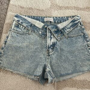 PacSun festival denim shorts